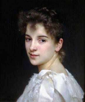 William-Adolphe Bouguereau : Portrait of Gabrielle Cot